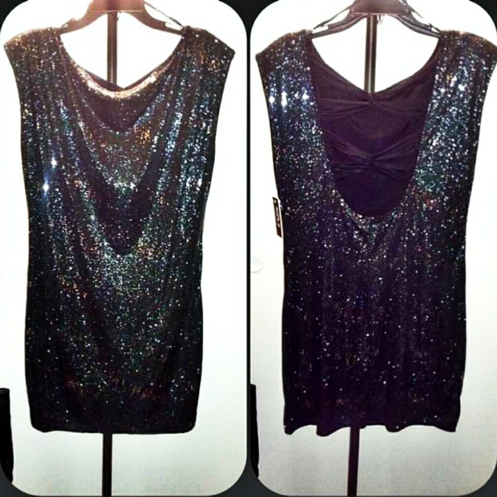 Glitter Party Mini Dress